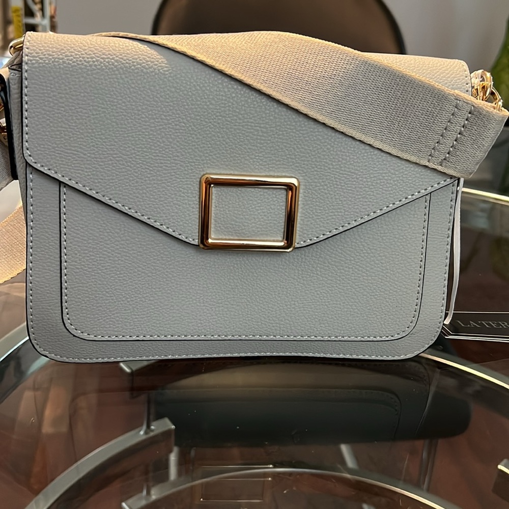 Brand new with tags womens gray crossbody bag